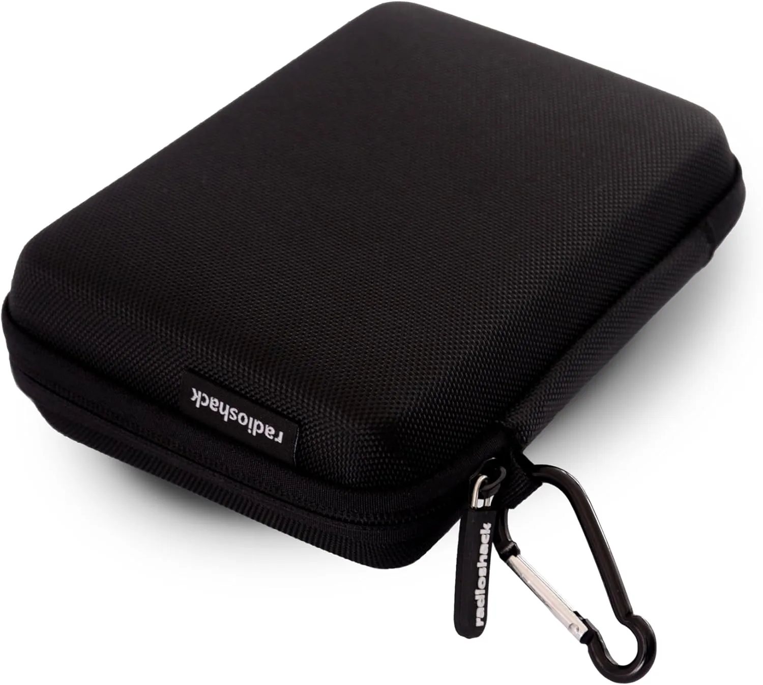 RadioShack Small Cable Organizer Travel Case, Bag Organizer for Phone Charging Cords, HDMI Cables, and More, Black