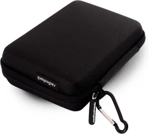 RadioShack Small Cable Organizer Travel Case, Bag Organizer for Phone Charging Cords, HDMI Cables, and More, Black