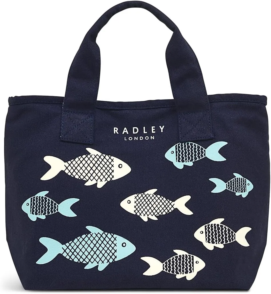 RADLEY London Sea Swimming - Responsible - Small Crook Grab Canvas Tote Bag