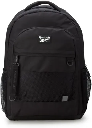 Reebok Backpack - Lightweight Carry On Weekender Overnight Sports Gym Bag - Versatile Bag Pack for Travel, Beach, Size One Size, Black Miles