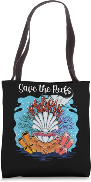 Reefs Protection Saving Marine Biologist Ocean Biology Fan Tote Bag