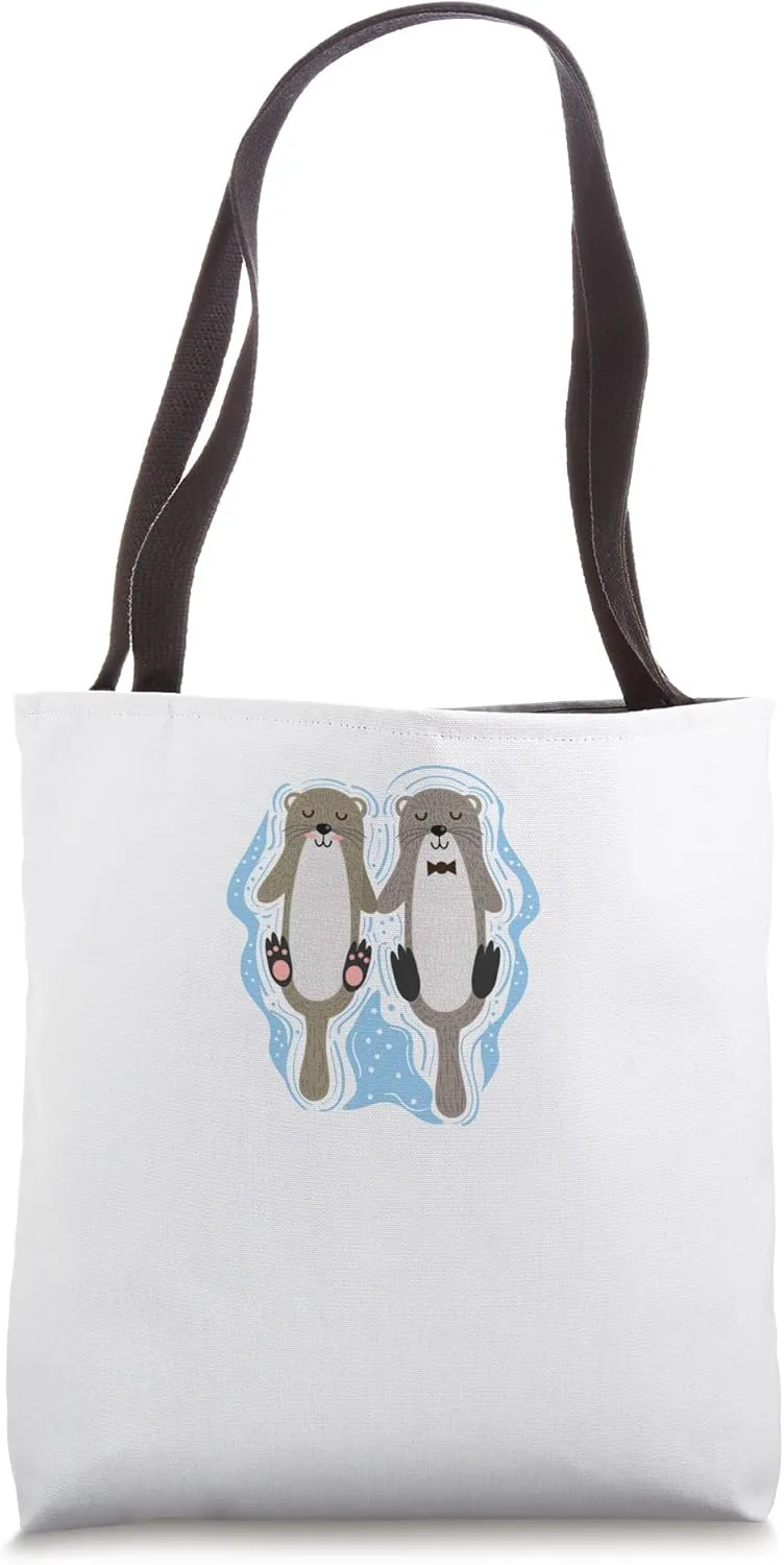 Riverbank an Otter Bank Dad Jokes Otter Lover Punchline Tote Bag