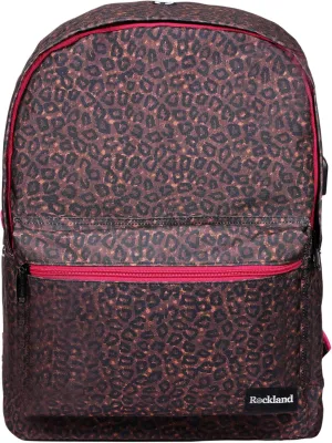 Rockland Classic Laptop Backpack, Pinkleopard, Large