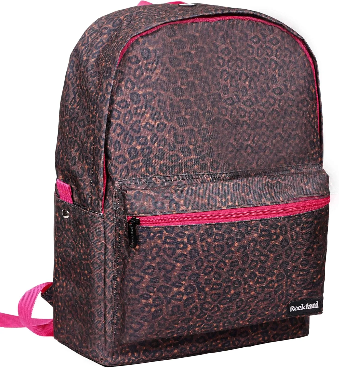 Rockland Classic Laptop Backpack, Pinkleopard, Large