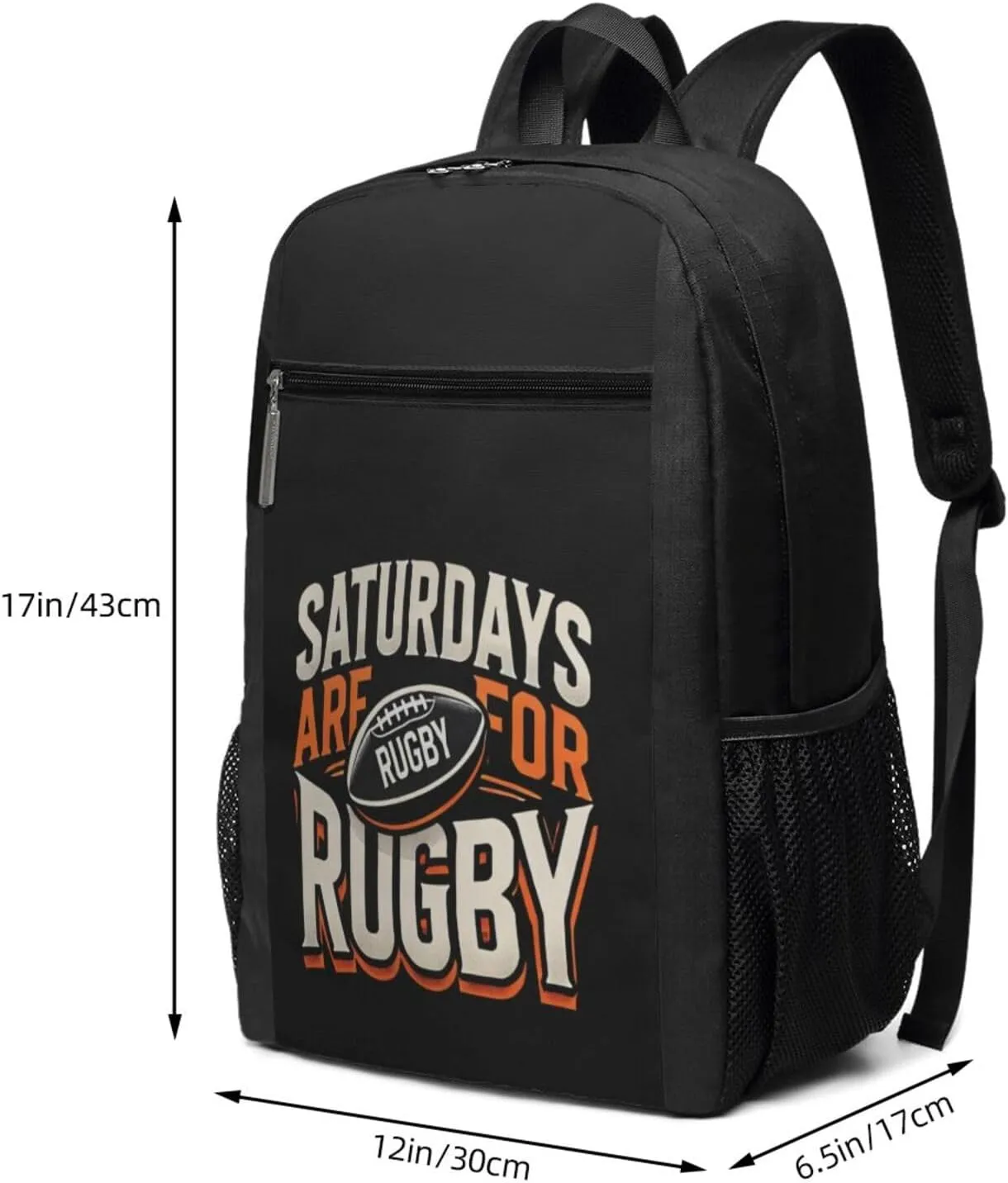 Saturdays Are For Rugby Backpack 17 Inch For Travel Laptops Backpack