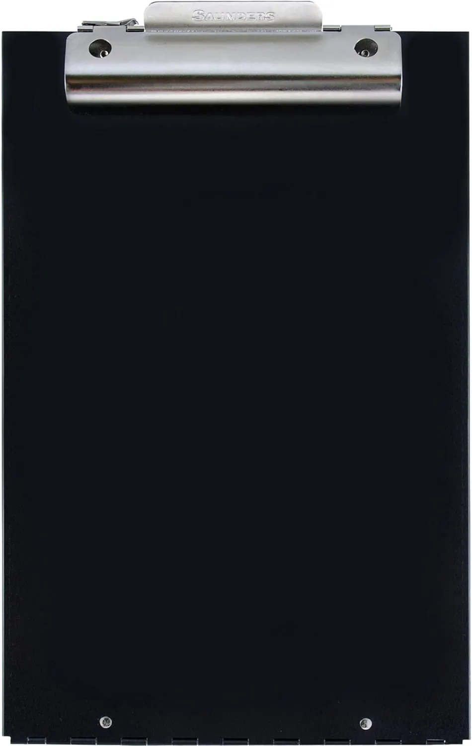 Saunders Metal Clipboard with Storage, Legal Size Heavy Duty Contractor Grade Clipboard, Recycled Aluminum Dual Storage Form Holder with High Capacity Clip, Assembled in USA, Black Cruiser-Mate