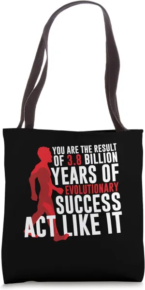 Science Biology Evolutionary Success Funny Darwin Geek Me Tote Bag