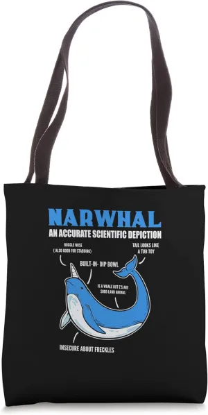 Scientific Depiction Marine Biologist Tote Bag