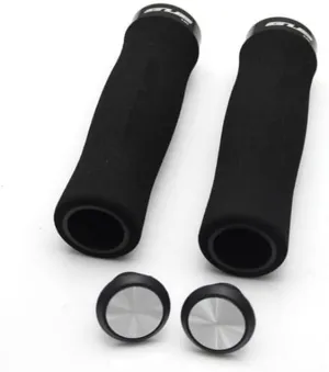 Scooter Parts GUB Bike Grips Cycling Grip Bicycle Handle Lockable for MTB Road Handlebar Grip Lock Aluminum Alloy Cycling Grip Cover Long Service Life(Full Black)