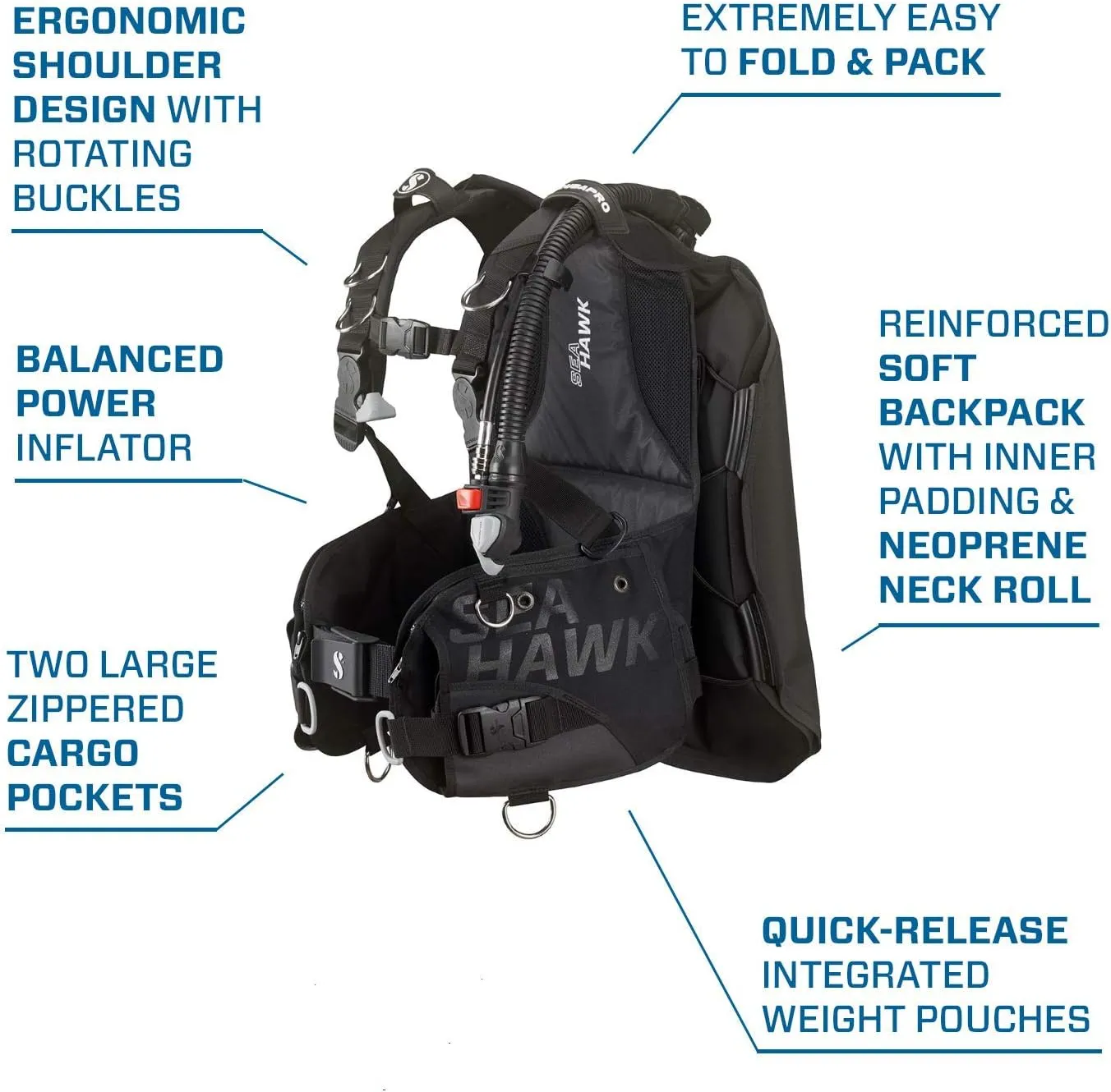 Scubapro Seahawk2 BCD with Balanced Inflator