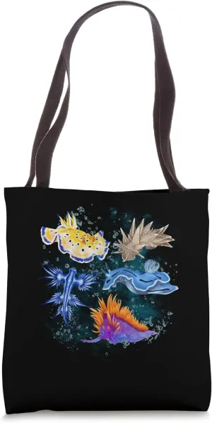 Sea Slugs Nudibranch Marine Animal Biologist Aquarist Tote Bag