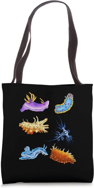 Sea Slugs Nudibranch Marine Animal Biologist Aquarist Tote Bag