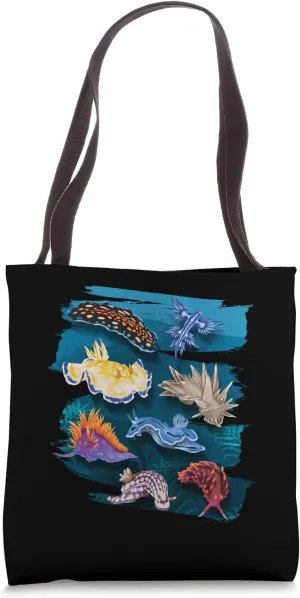 Sea Slugs Nudibranch Marine Animal Biologist Aquarist Tote Bag