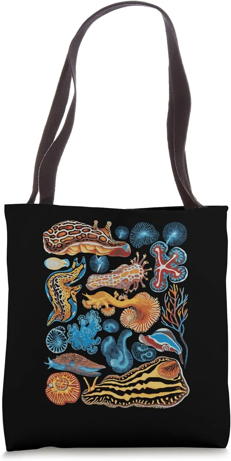 Sea Slugs Nudibranch Marine Animal Biologist Aquarist Tote Bag
