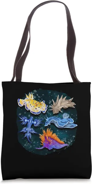 Sea Slugs Nudibranch Marine Animal Biologist Aquarist Tote Bag