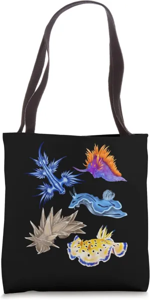 Sea Slugs Nudibranch Marine Animal Biologist Aquarist Tote Bag