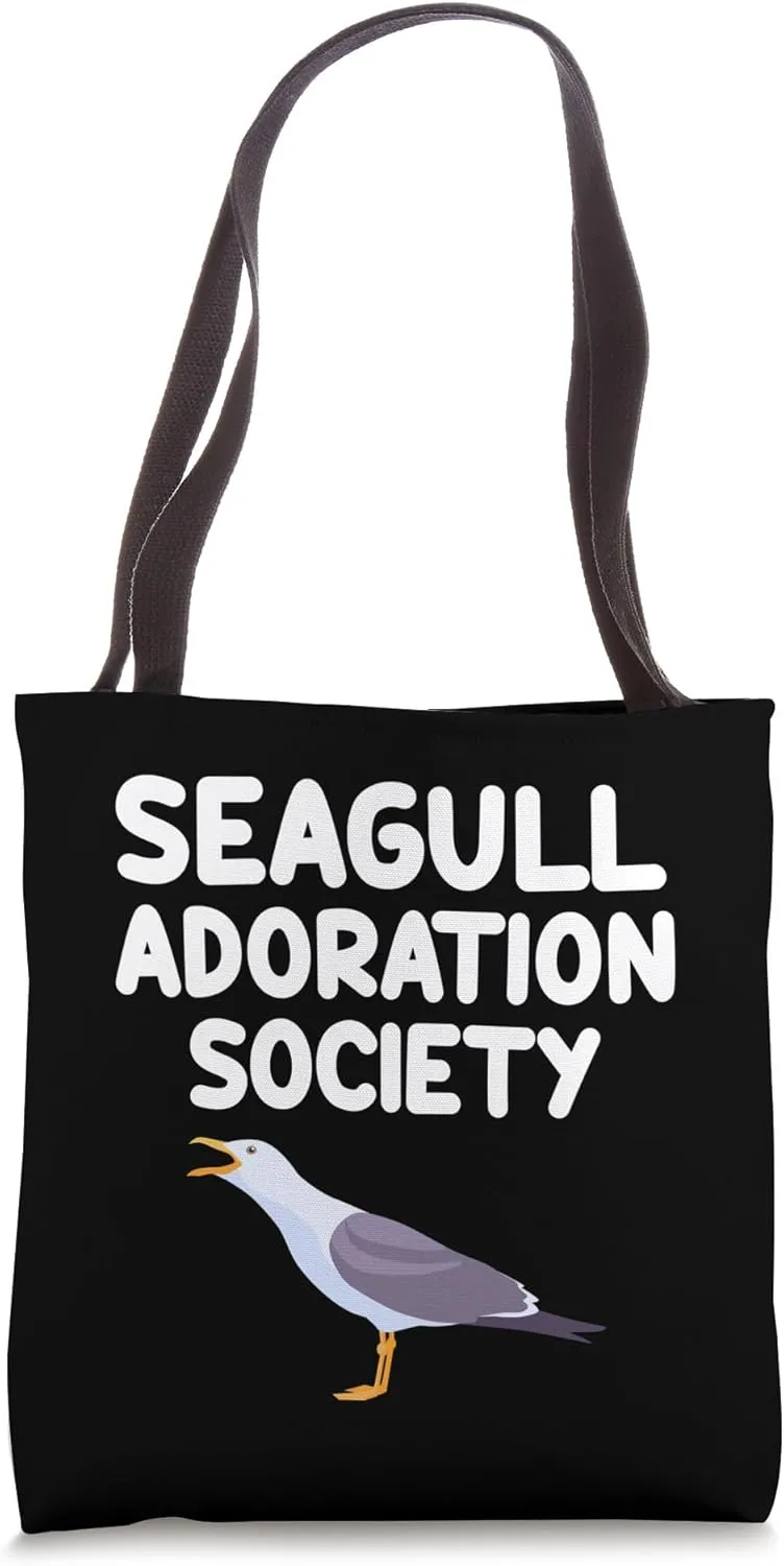 Seagull Adoration Society Coastal Seabirds Marine Scavengers Tote Bag
