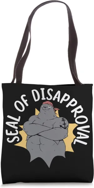 Seal Of Disapproval Seal Whisperer Animal Marine Biologist Tote Bag