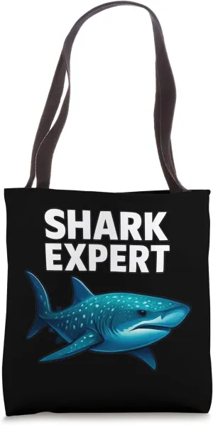 Shark Expert - Wildlife Sea Lover Marine Biology Tote Bag
