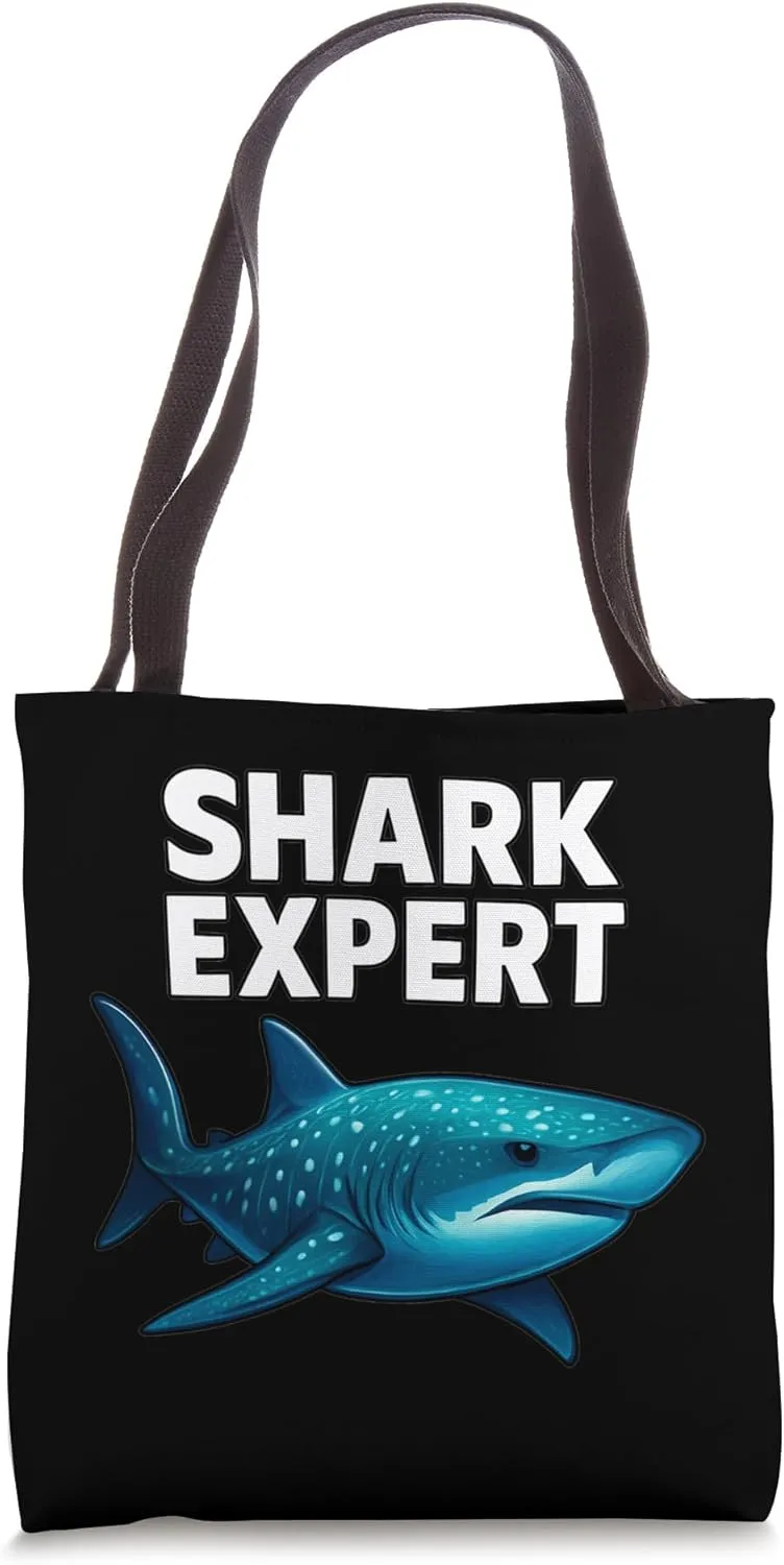 Shark Expert - Wildlife Sea Lover Marine Biology Tote Bag