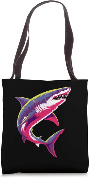 Shark Lover Marine Biology Animal Science Sharks Colorful Tote Bag