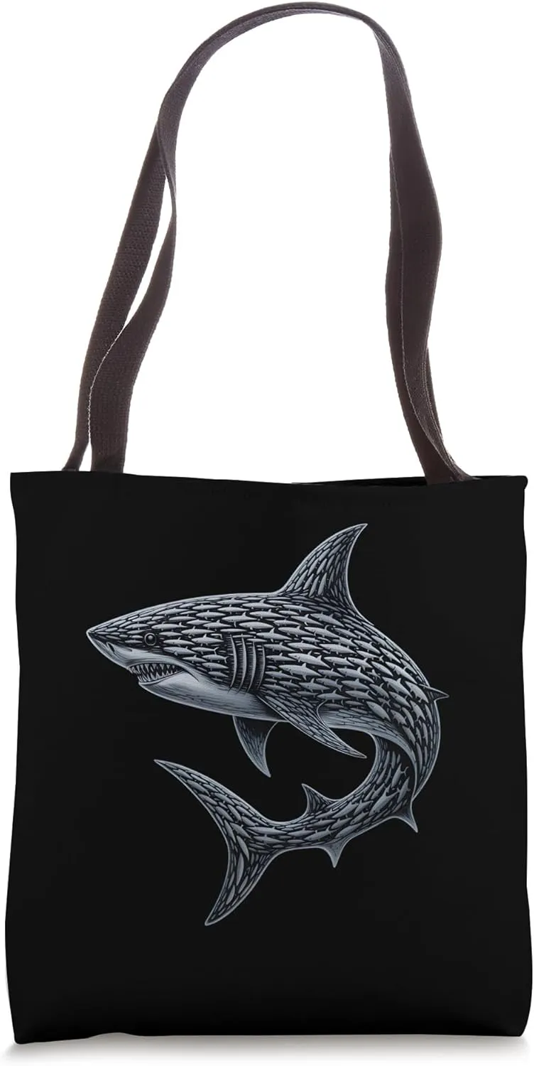 Shark Lover Marine Biology Animal Science Sharks Fishing Tote Bag