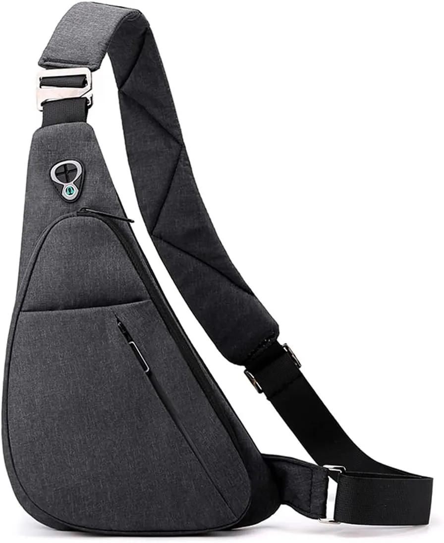 Sling Bag Small Waterproof Shoulder Backpack For Travel Hiking Anti-Thief Crossbody Chest Daypack Personal Pocket Bag