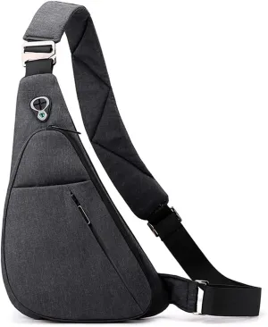 Sling Bag Small Waterproof Shoulder Backpack For Travel Hiking Anti-Thief Crossbody Chest Daypack Personal Pocket Bag