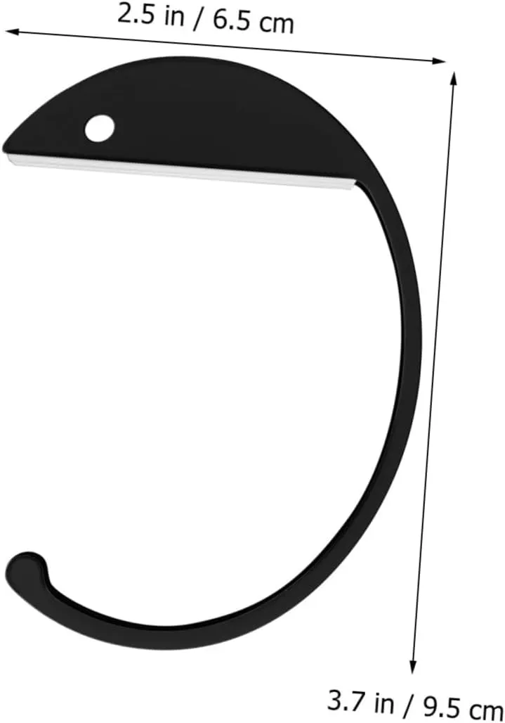 SOIMISS 2sets Desk Backpack Hook Purse Hanger Hook for Door Purse Holder for Table Handbag Hanger Desk Accessory 2pcs*2