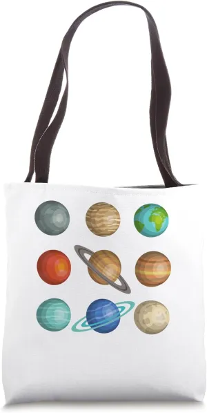 Space Seal Exploring the Planets, Stars, and Solar System Tote Bag