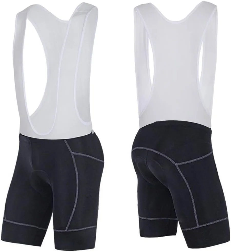 sponeed Men's Cycling Jersey and Bib Short Suit Bicycle Wear Padded Bike Tights