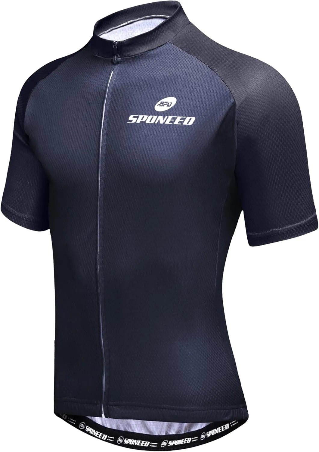 sponeed Men's Cycling Jerseys Tops Biking Shirts Short Sleeve Bike Clothing Full Zipper Bicycle Jacket with Pockets