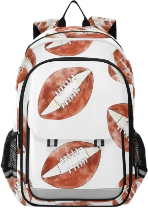 Sport Rugby Football Backpack for Boys Girls Elementary School Bag Kids Bookbag Travel Rucksack With Reflective Stripes Children's backpack