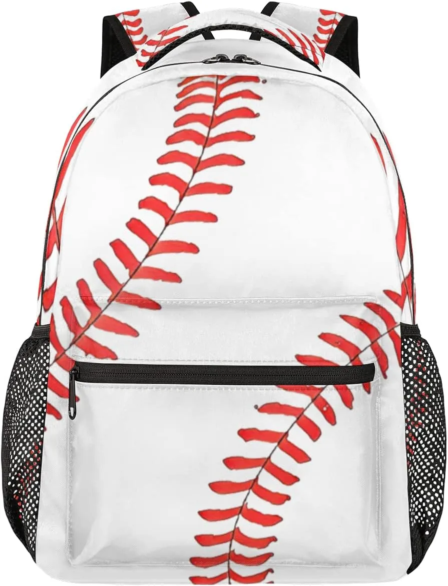 Sports Backpack for Boys, 18 Inch Basketball Print Travel Backpack