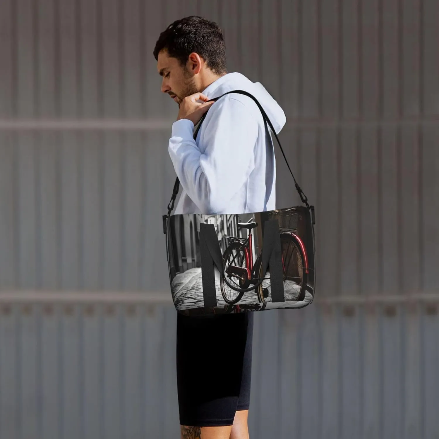 Sports Gym Bag for Women Men Travel Duffel Bag Tote Weekender Bag Carry on Overnight Bag for Travel Swimming Fitness Workout Sports Street Bicycle Duffle Bag