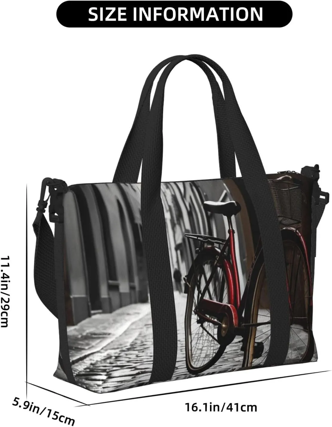 Sports Gym Bag for Women Men Travel Duffel Bag Tote Weekender Bag Carry on Overnight Bag for Travel Swimming Fitness Workout Sports Street Bicycle Duffle Bag