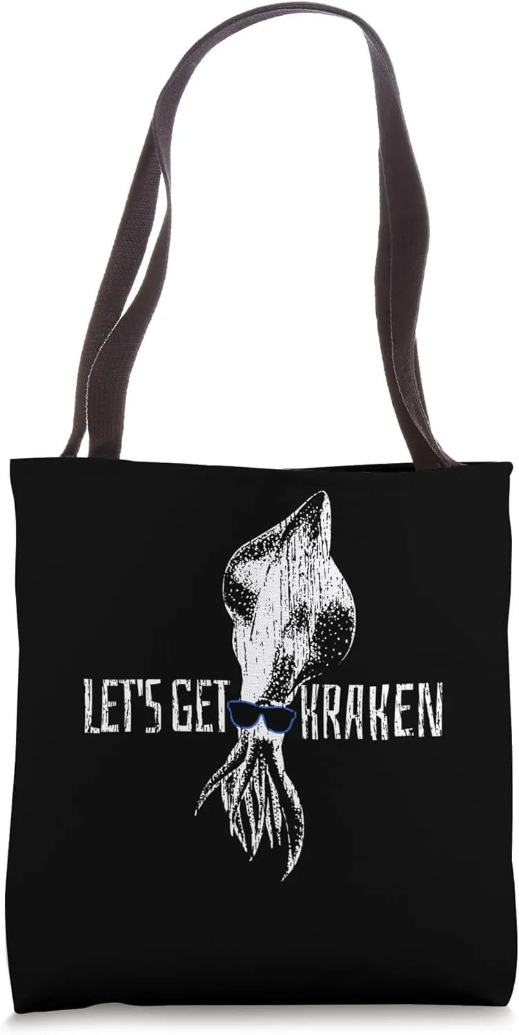 Squid Marine Biology Tote Bag