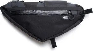 State Bicycle Co. Bicycle Frame Pouch Bag. 2.5L Big Storage, Bike Triangle Wedge Framebag For Mountain Bikes, Road Bikes, City Bicycles. Black