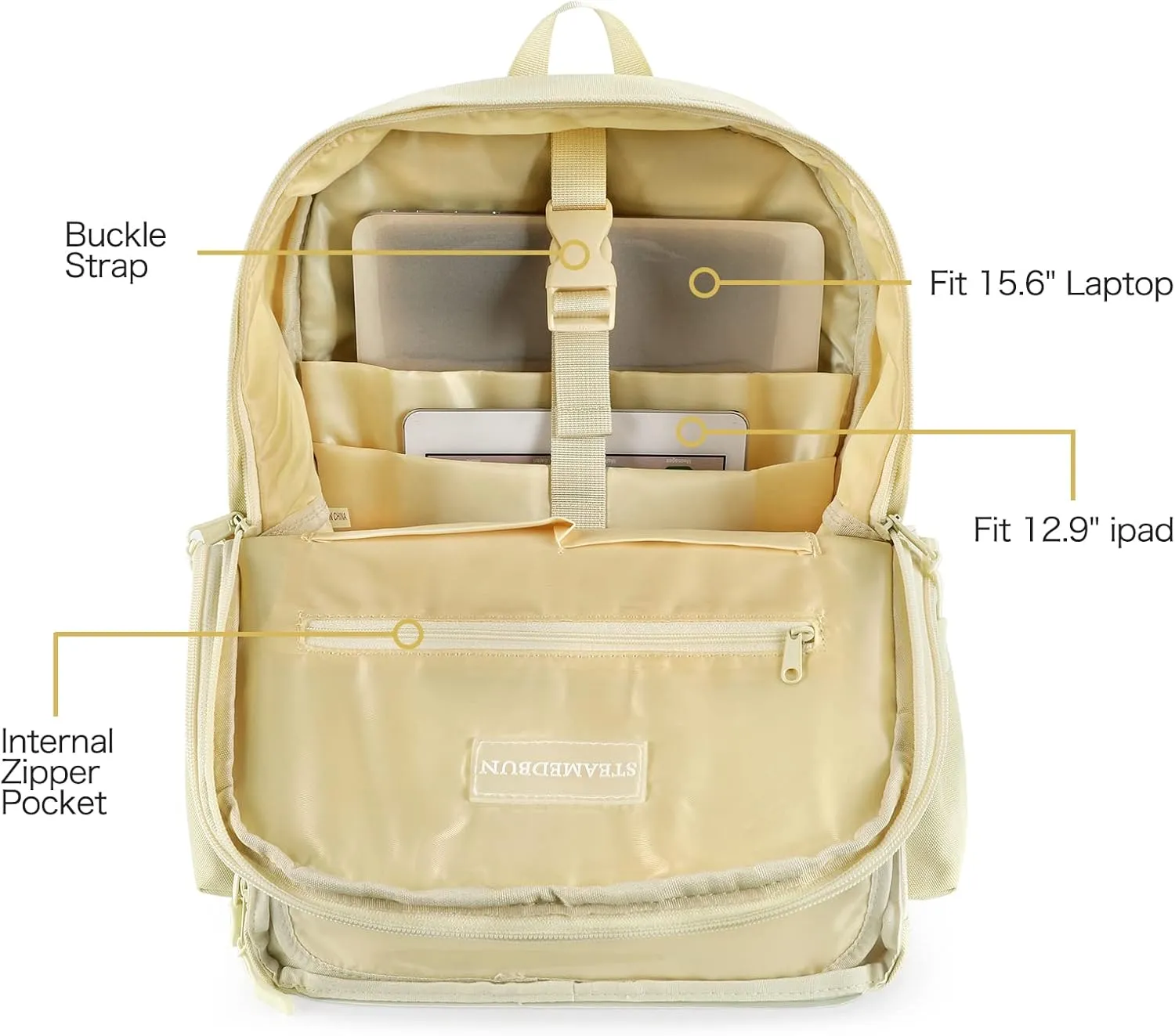STEAMEDBUN Ita Bag Backpack with insert Pin Display Backpack for School Cosplay