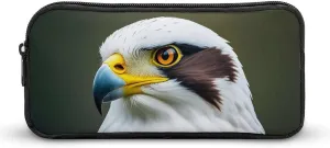 Stylish Large Pencil Case Spear Falcon, White Eagle Printed, Big Capacity Pencil Pouch Stationery Pen Bag, Storage High Capacity Bag Pouch Holder Box Organizer, Marker Pen Case for Women & Men