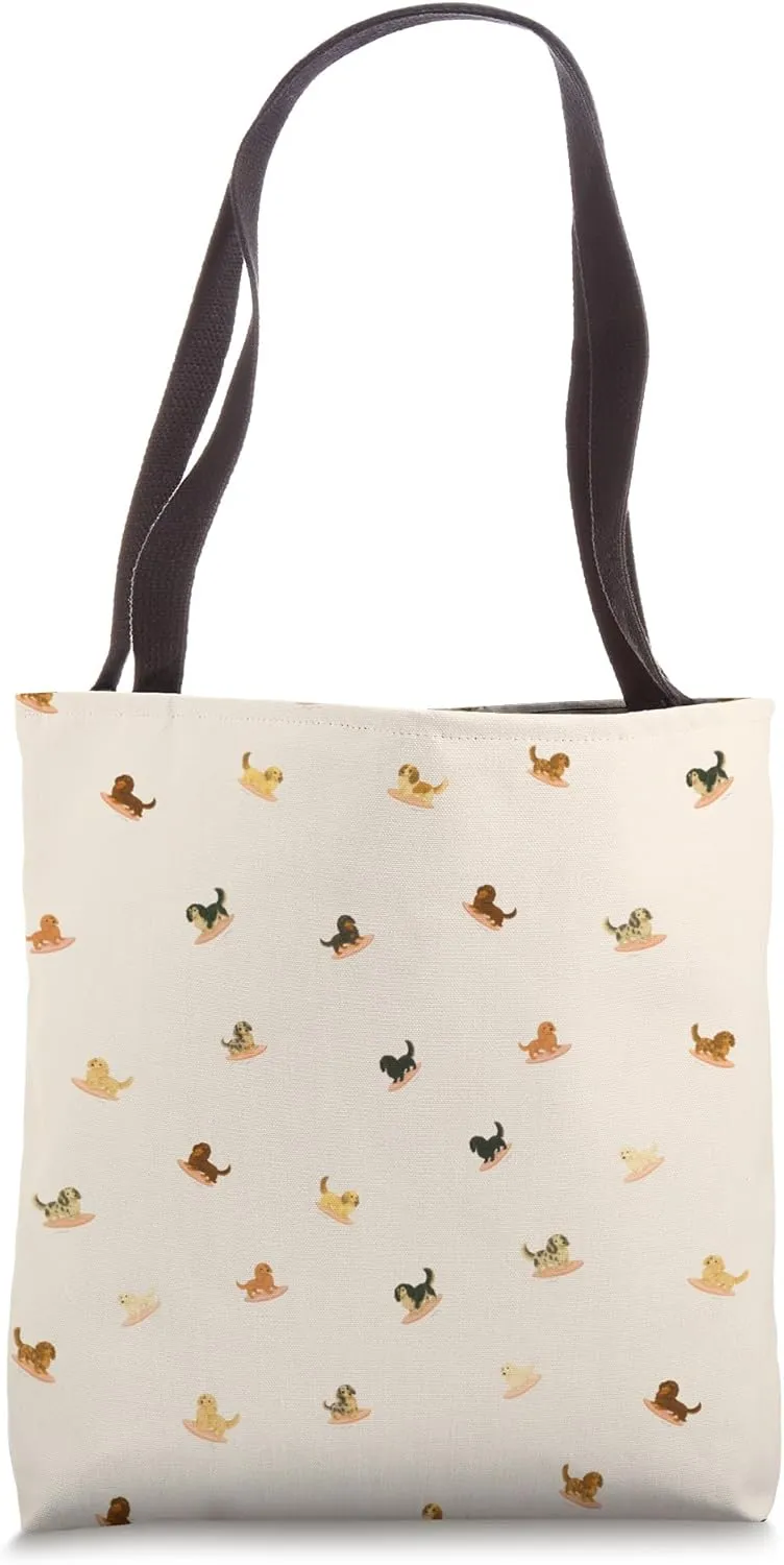 Sunshine Sausage Surf Club Dachshund Beach Vibes Tote Bag