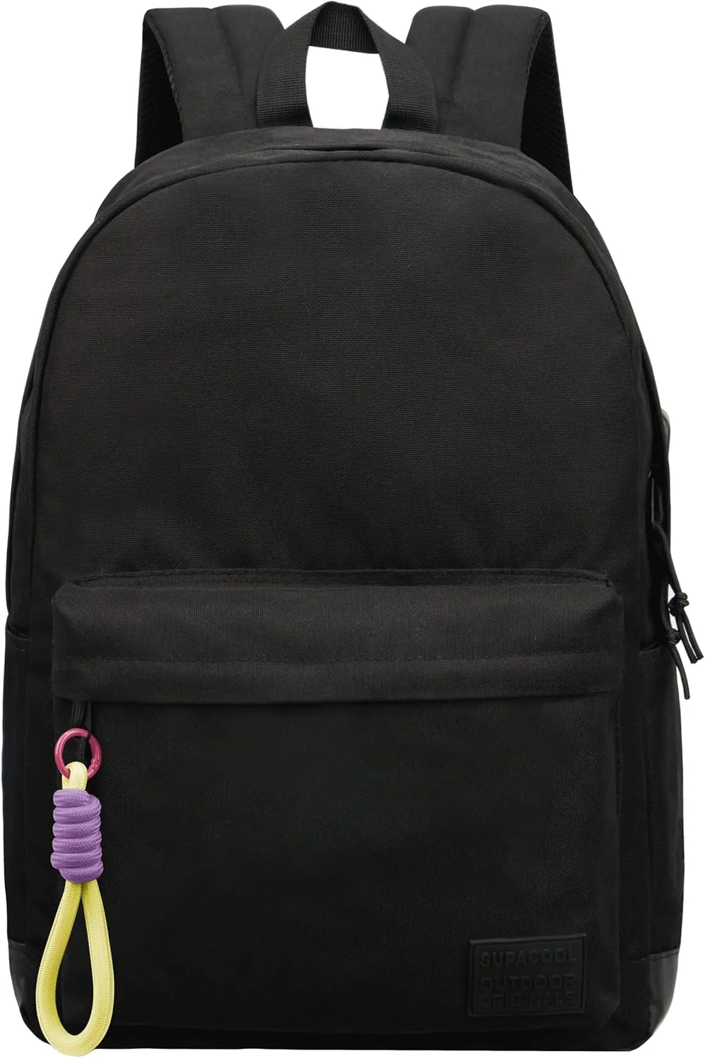 SUPACOOL Casual Laptop Backpack for Men and Women, Backpack for College, USB Charging Port, Lightweight Pack Back