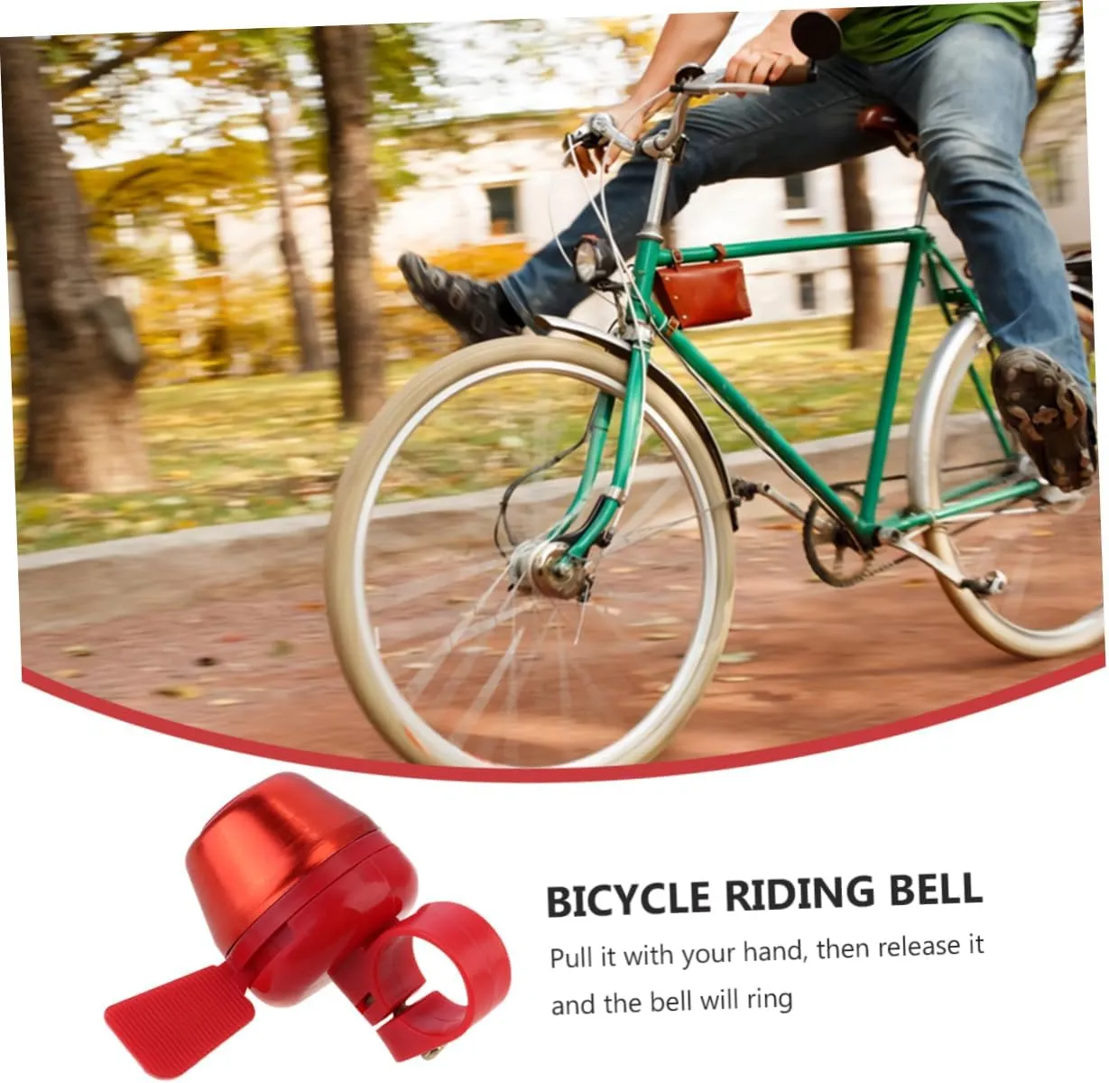 SUPVOX 6 Pcs Bicycle Bell Kids Bike Cycling Bell Ring Scooter Bell Mini Cycling Bells Kids Rings Bike Horn Bell