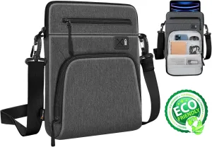 Tablet Shoulder Sleeve Bag Compatible with 12.9-inch New iPad Pro (5th/4th/3rd Gen) 2022-2018 with Magic Keyboard and Smart Keyboard Folio or Slim Folio Pro Case, (12.9 inch, Dark Grey)