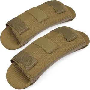 Tactical Plate Carrier Shoulder Pads, 2 Pack Shoulder Strap Pad Backpack Strap Cushion Pads Vest Shoulder Pads Bag Strap Pad Backpack Accessories Fit Up to 3.1" Strap