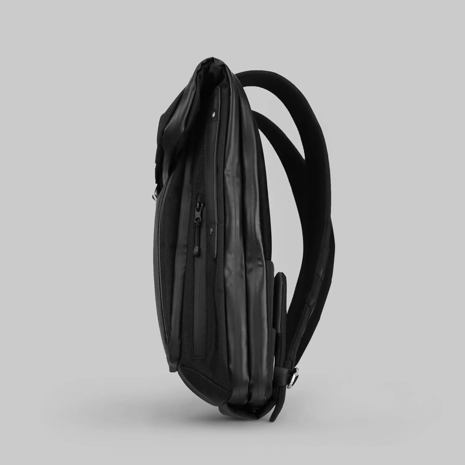 The Frenchie Co. Work/Travel Speed Backpack, Expandable (23-30L) Laptop Backpack with Anti-Theft Magnetic Closure, Made of Ballistic Nylon