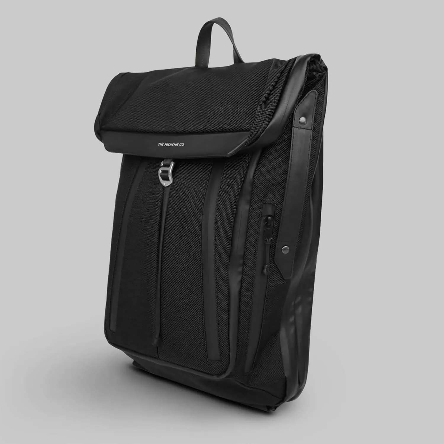 The Frenchie Co. Work/Travel Speed Backpack, Expandable (23-30L) Laptop Backpack with Anti-Theft Magnetic Closure, Made of Ballistic Nylon