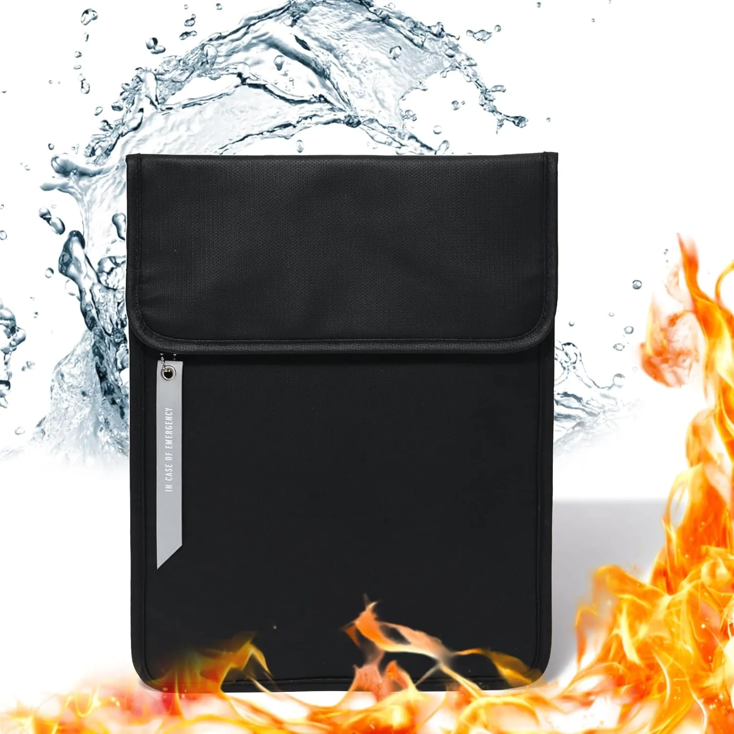 The PaperSavor™ Medium Fireproof Bag - Waterproof & Flame Retardant Bag for Documents
