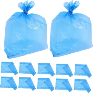 Thickened Anti-tear Trash Bags 50 Pack 80x100cm Blue Large Capacity Kitchen Bathroom Liners Garbage Bags for Office School Hotel