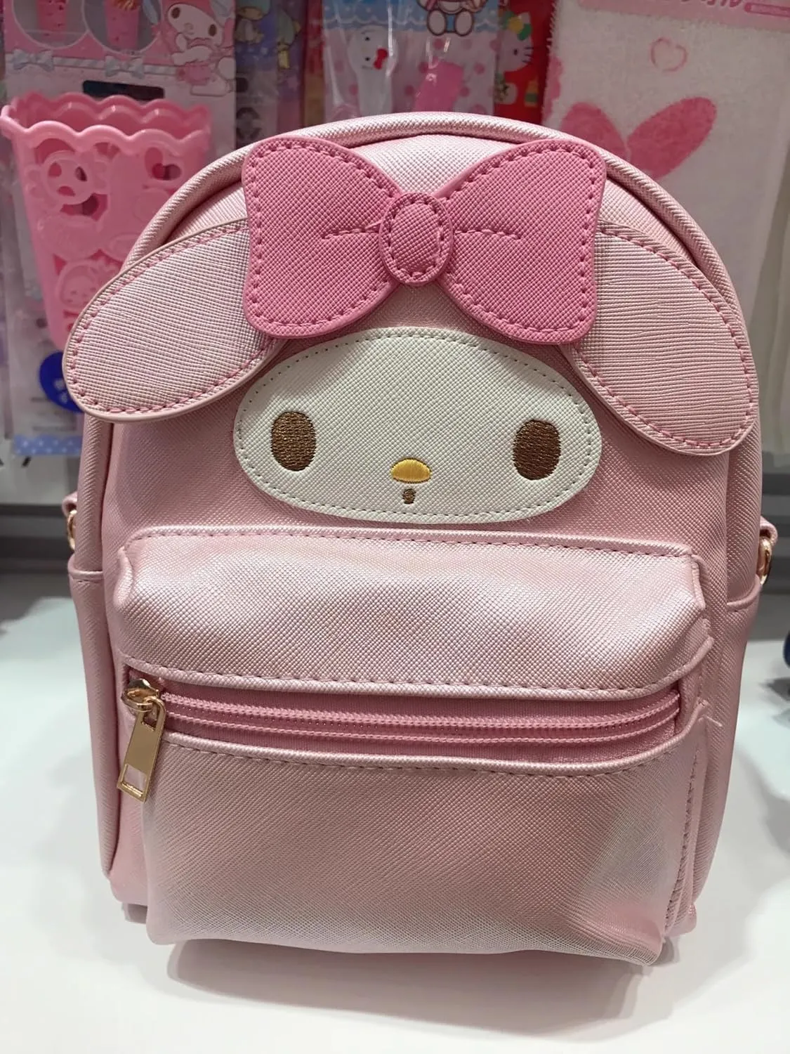 Toddler Cute Mini Backpack for Kids - Kawaii Casual Small Shoulder Bag, Girl Real Littles Preschool Cartoon Design, Simple Modern Baby Kindergarten Leash Bag, Anime Themed Gift(Pink)